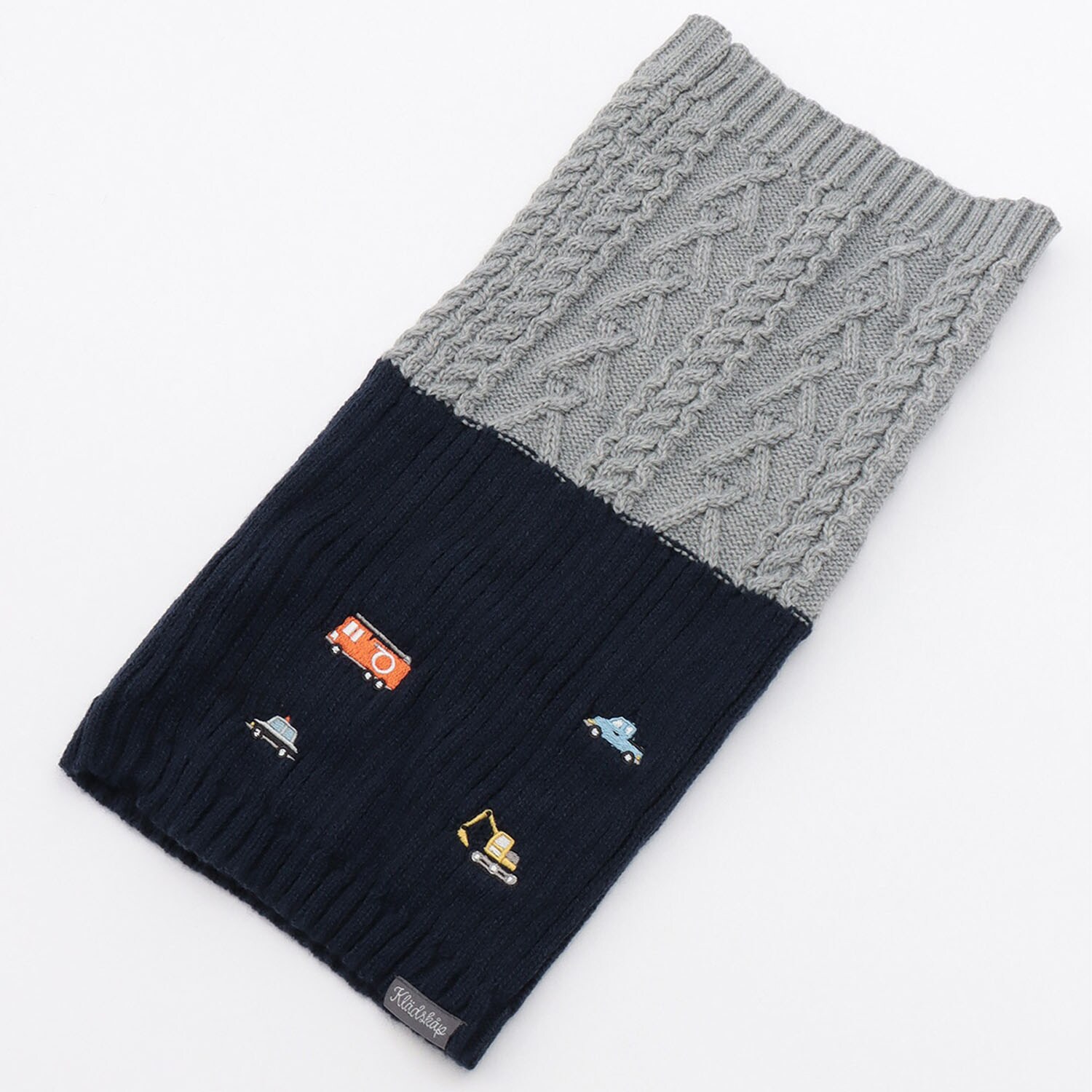 働く車2WAYニット帽