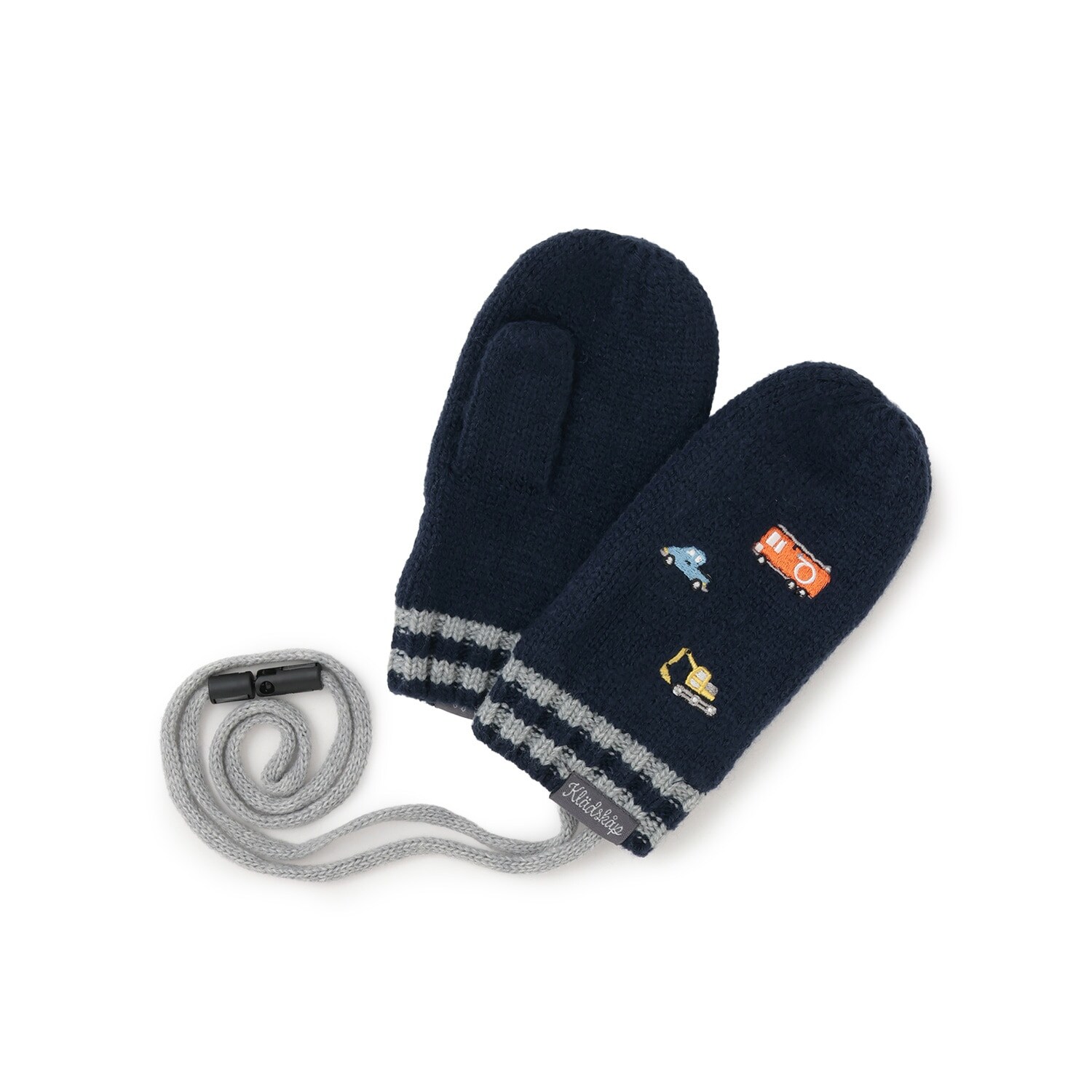 働く車伸び伸びミトン