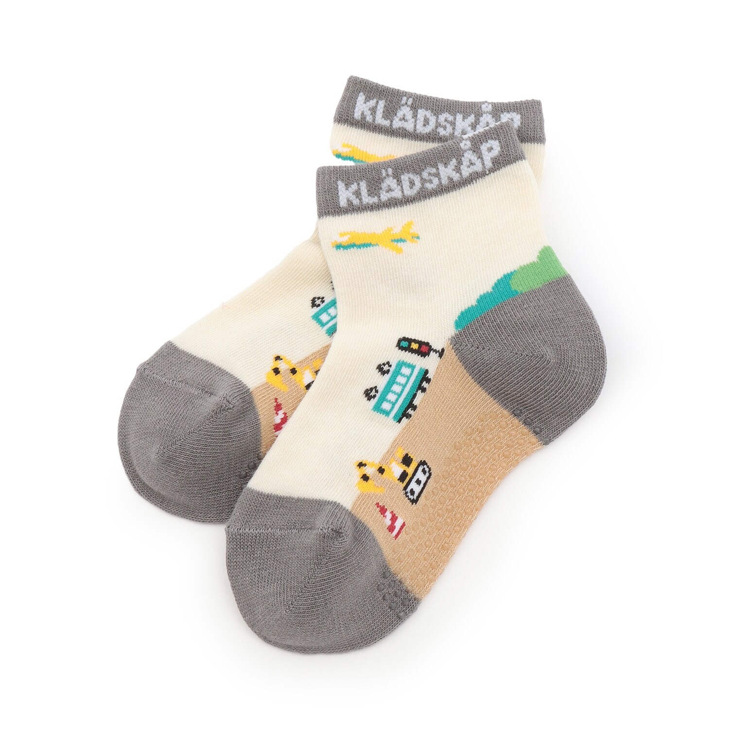 乗り物ショートソックス