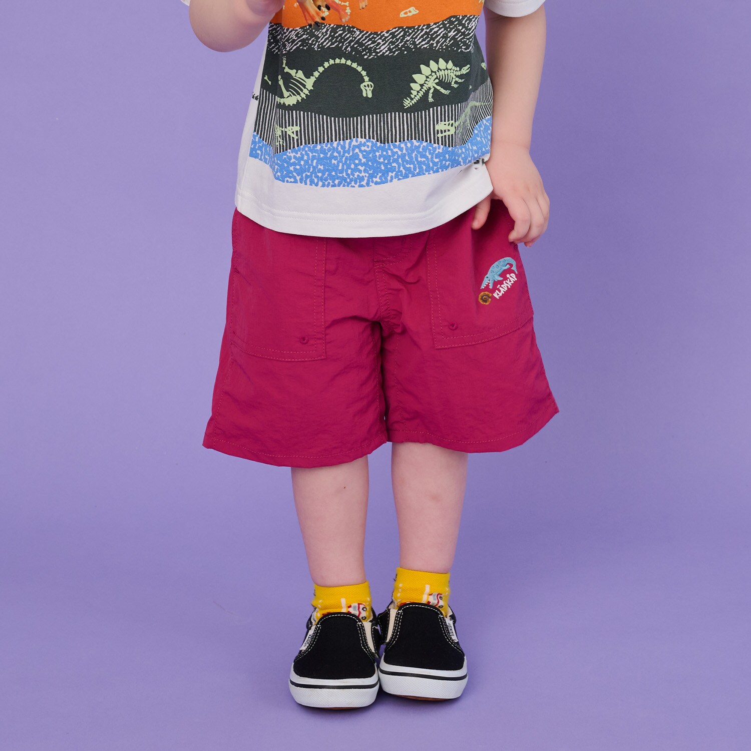 水陸両用恐竜5分丈パンツ