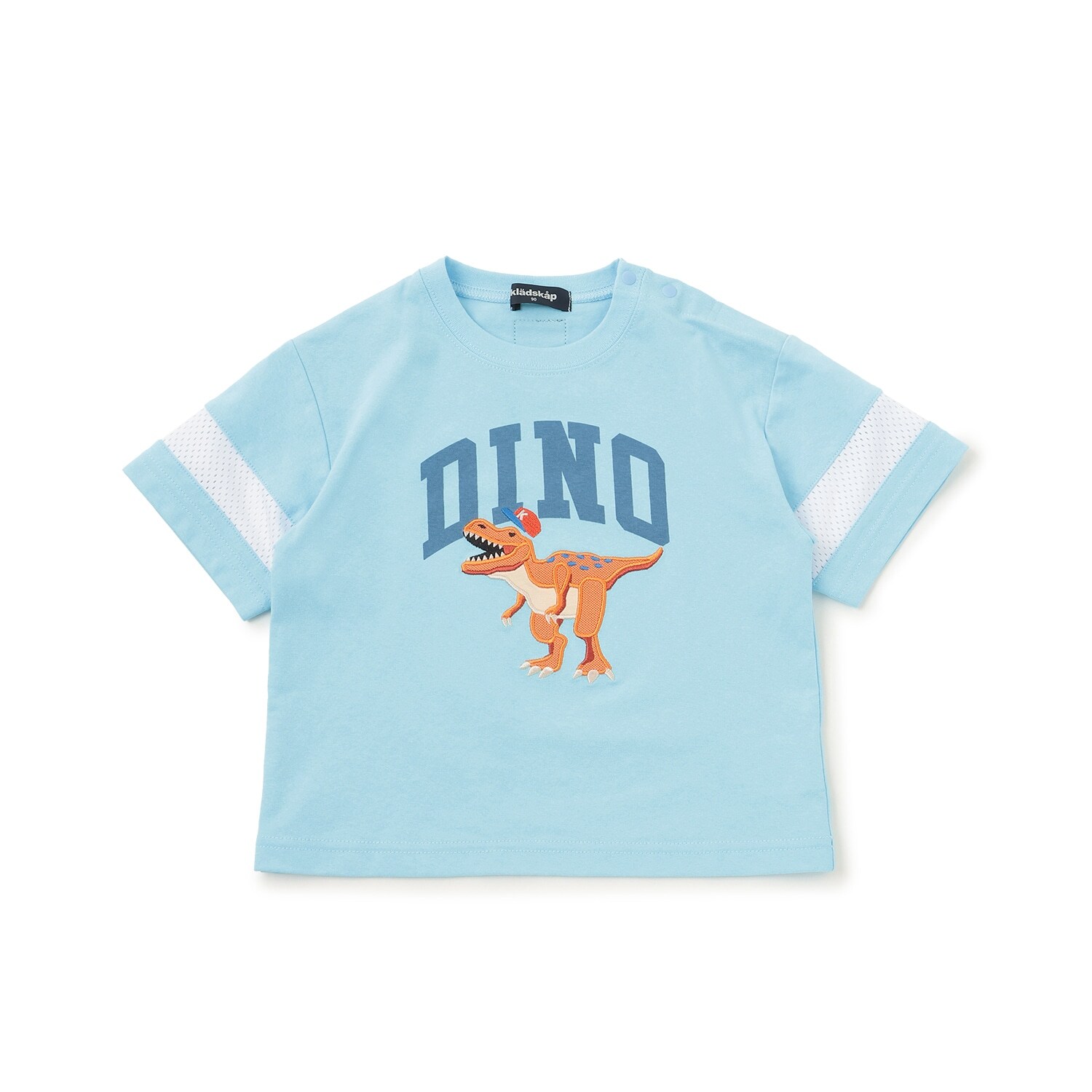 キャップザウルス袖メッシュ半袖Tシャツ