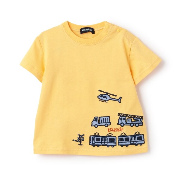 【人気商品再入荷】【直営店で取り扱い無し】乗り物アップリケ半袖Tシャツ