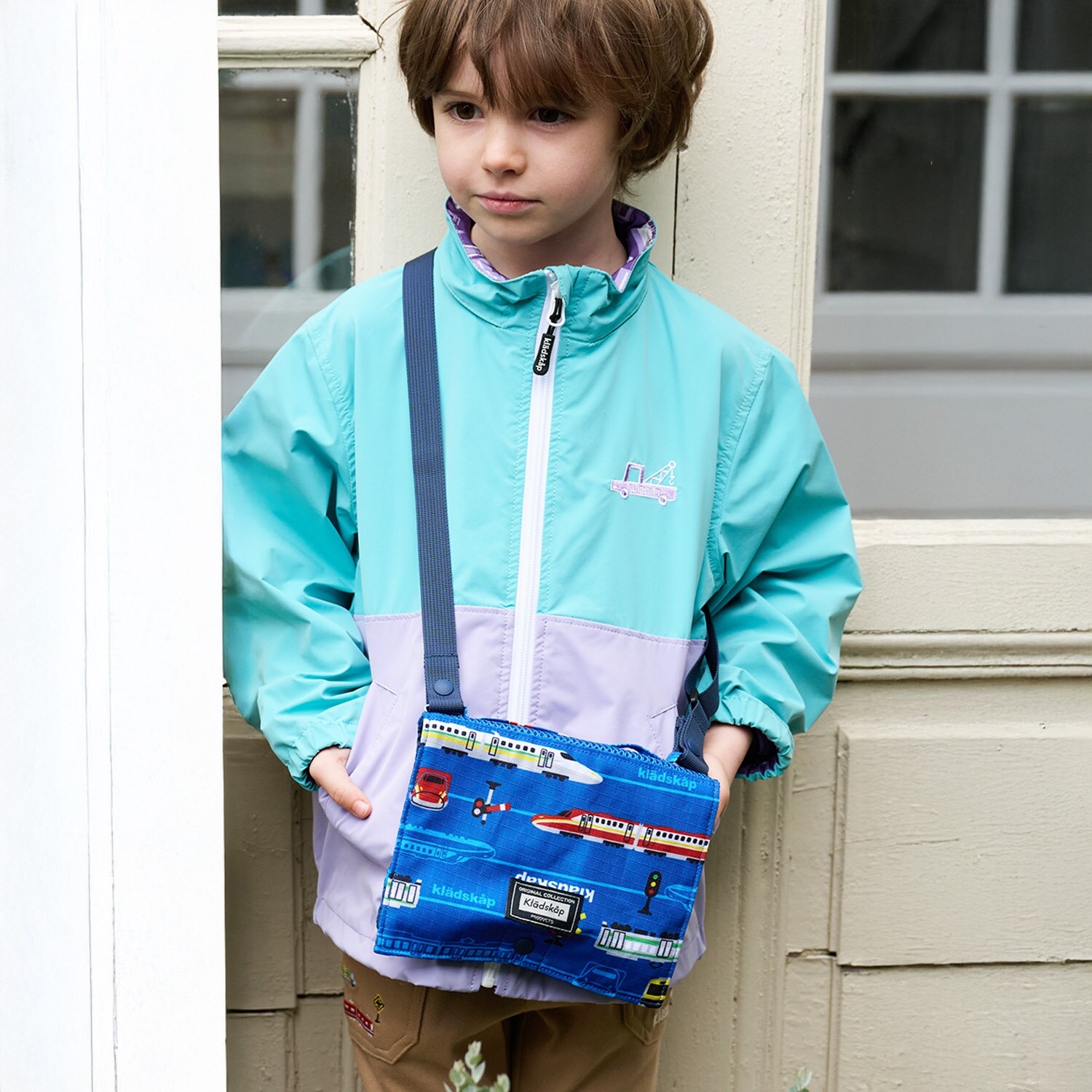 総柄暑さ対策バッグ