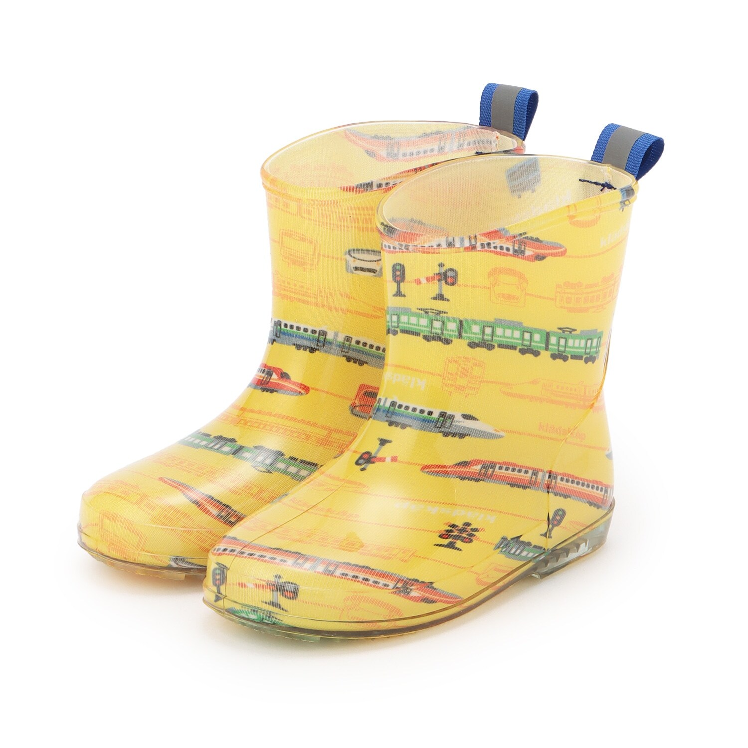 総柄レインブーツ