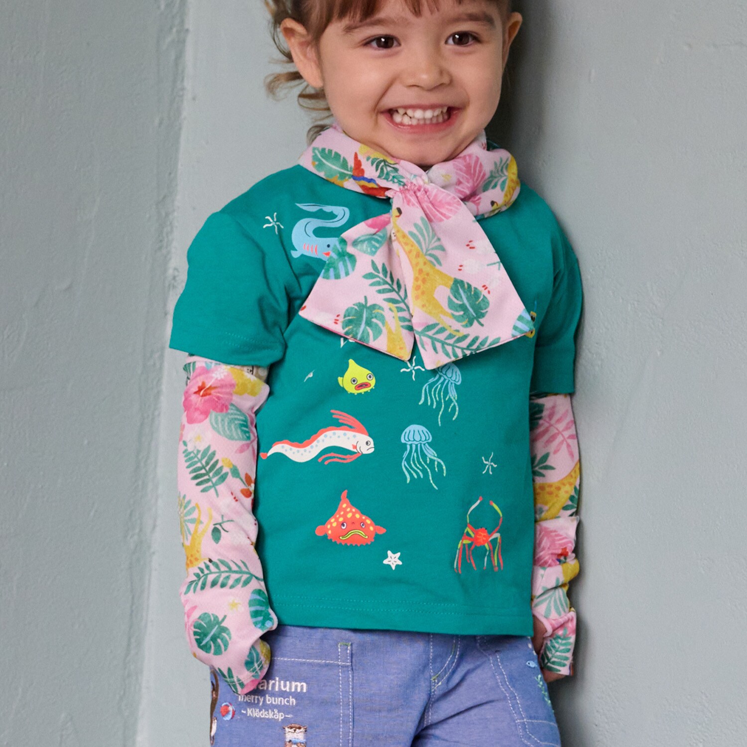 総柄アームカバー