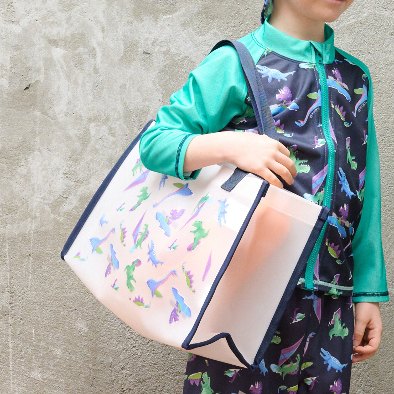 総柄プールバッグ