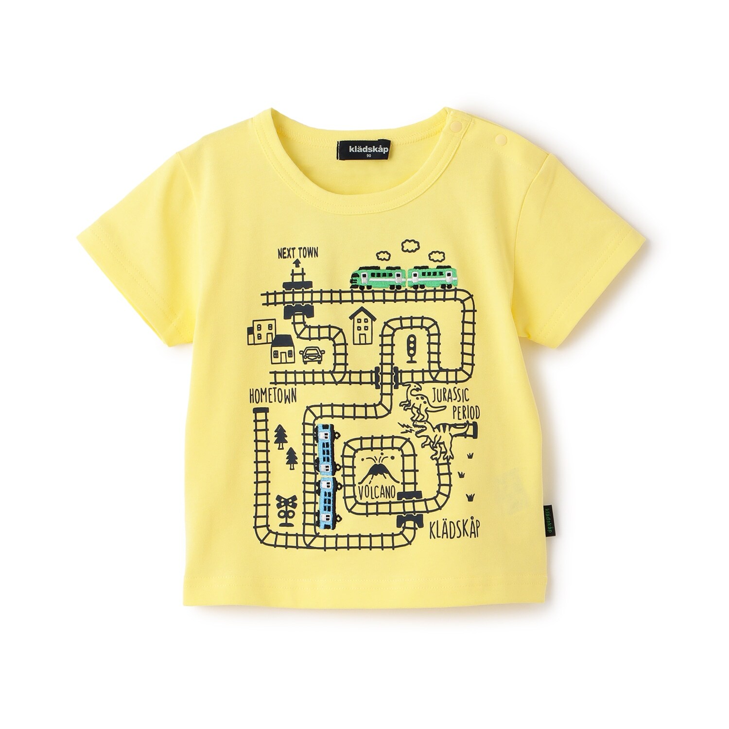 【人気商品再入荷】【直営店で取り扱い無し】電車と線路半袖Tシャツ