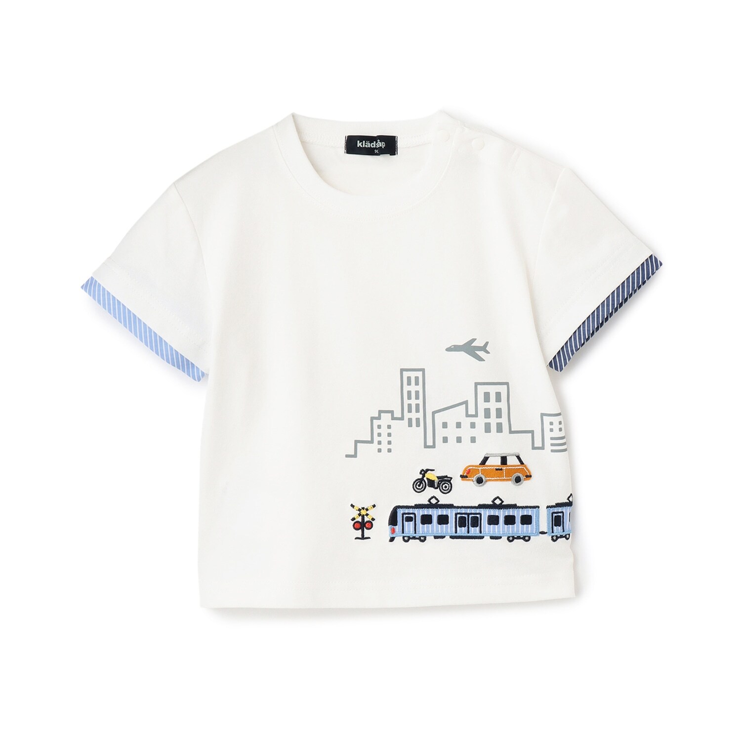 【人気商品再入荷】【直営店で取り扱い無し】乗り物と街半袖Tシャツ