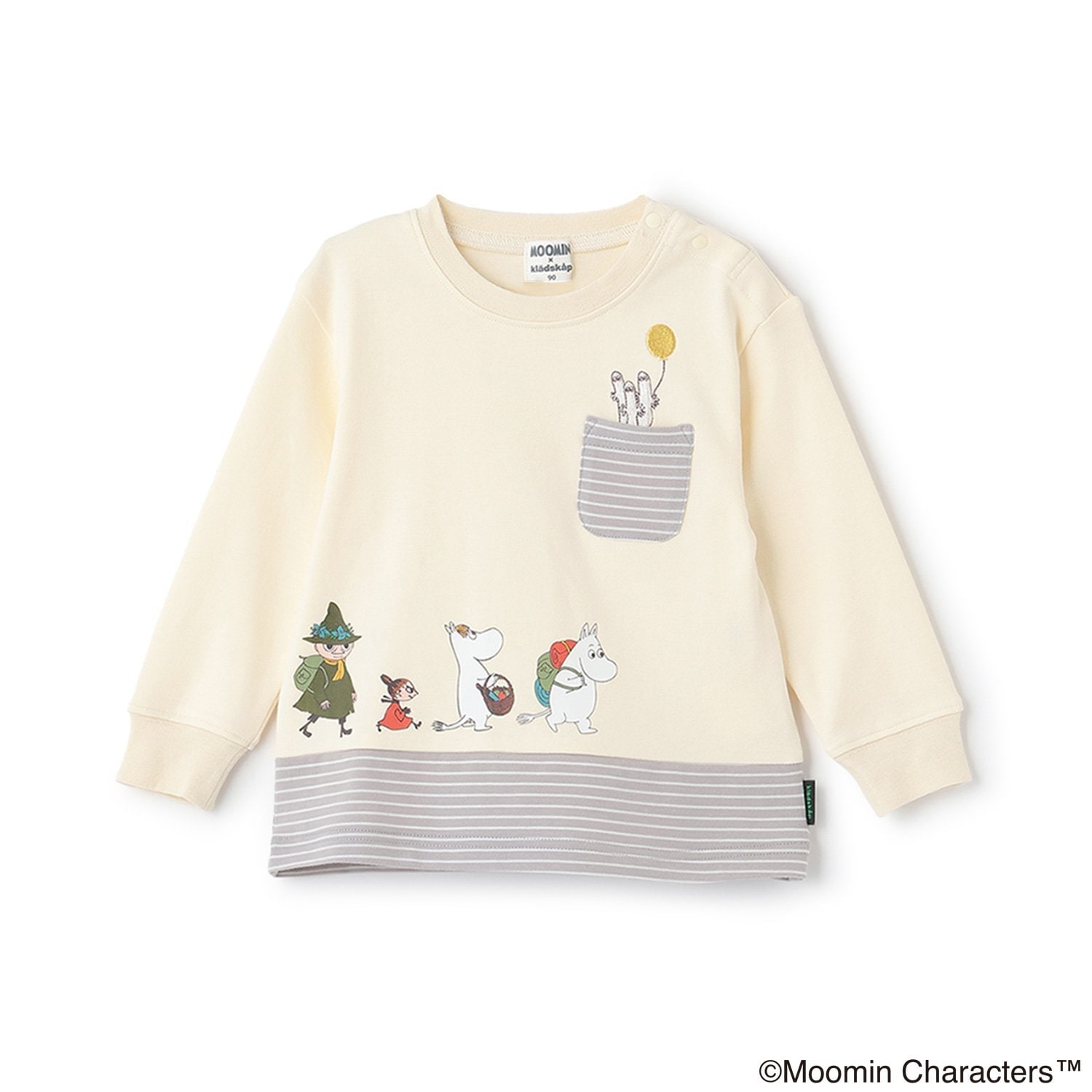 【MOOMIN】ムーミンピクニック長袖Tシャツ