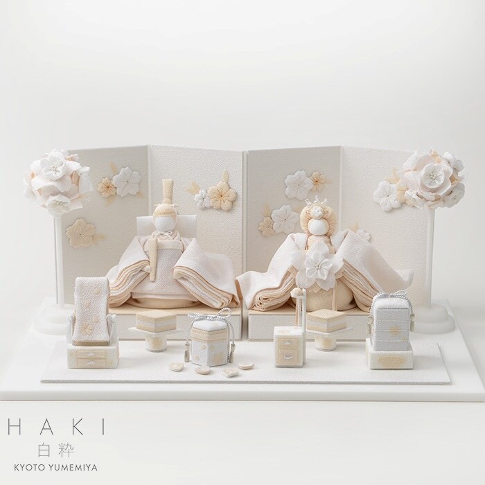 【夢み屋】【雛人形】白粋-HAKI- 雛揃 麗華