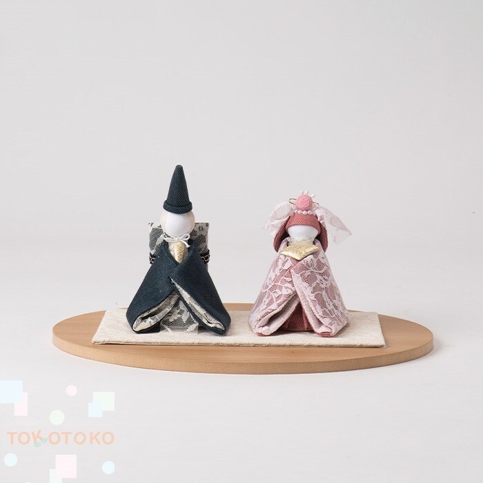【夢み屋】【雛人形】TOKOTOKO デニムお雛様 怜(れい)