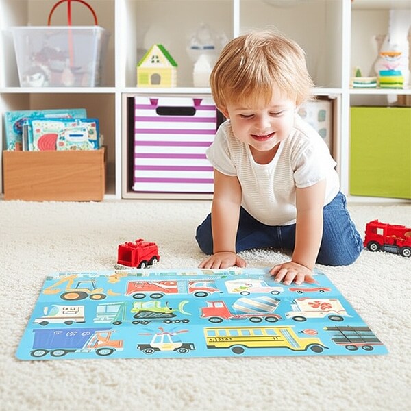 【湘南インターナショナル】両面プレイスマット(ビジーシティ)