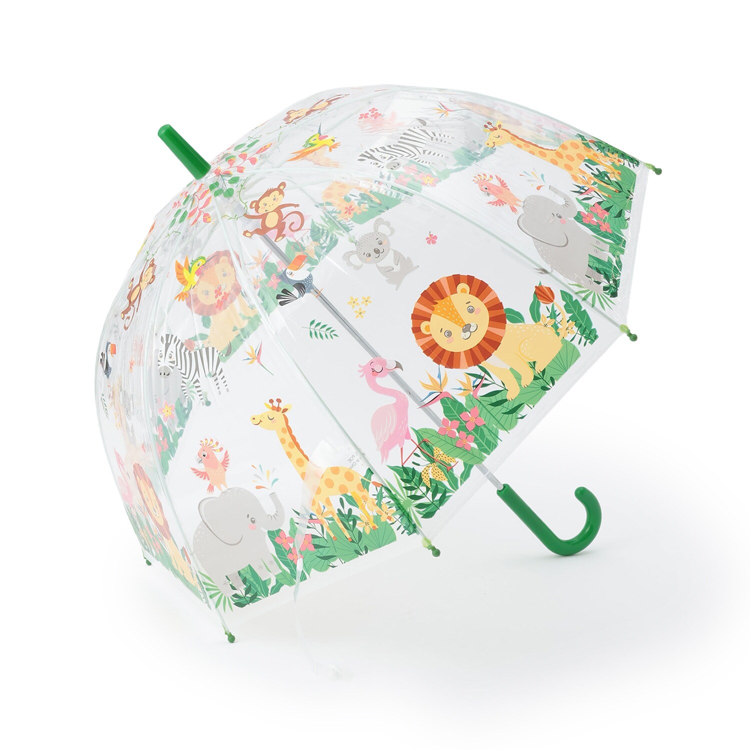 【湘南インターナショナル】【傘】Kids umbrella transparent jungle