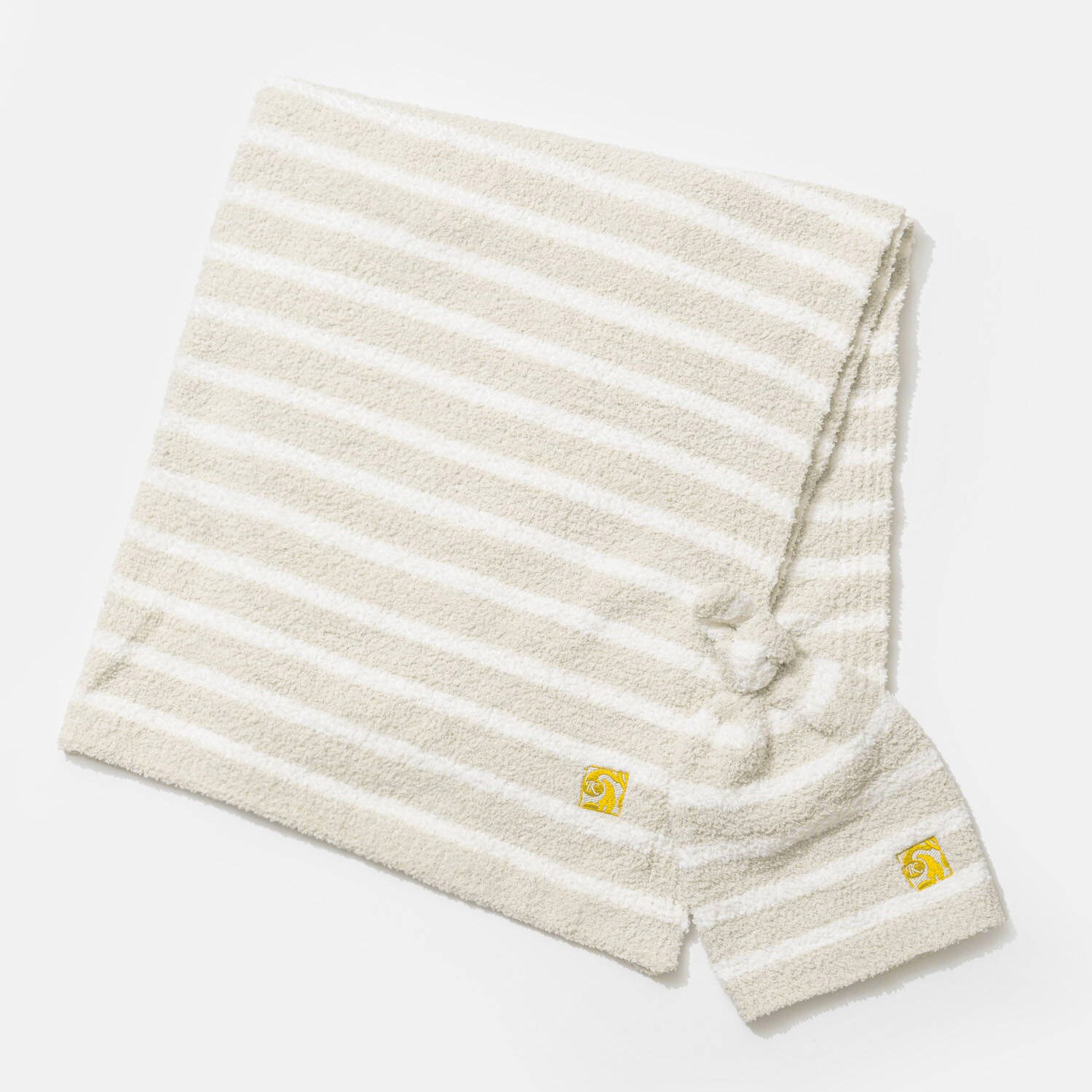 【Kashwere】カシウエア Baby Blanket Mini Stripe w/ Cap ブランケット キャップ付き