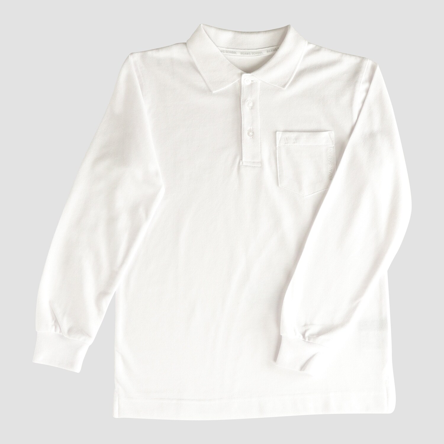 【BEAMS SCHOOL】長袖ポロシャツ