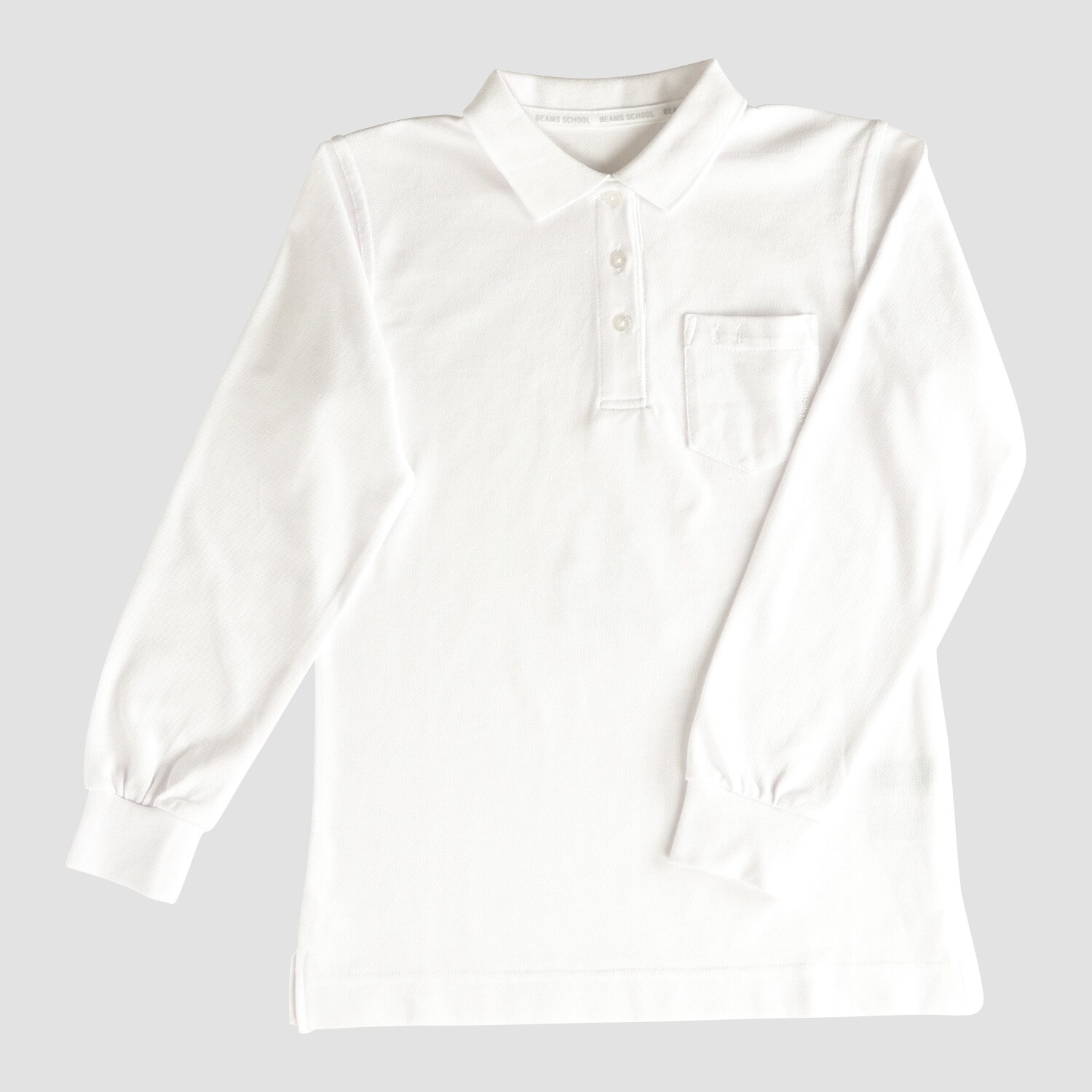 【BEAMS SCHOOL】長袖ポロシャツ