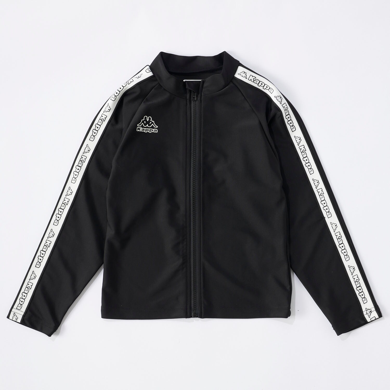 【Kappa】長袖ロゴテープラッシュガード
