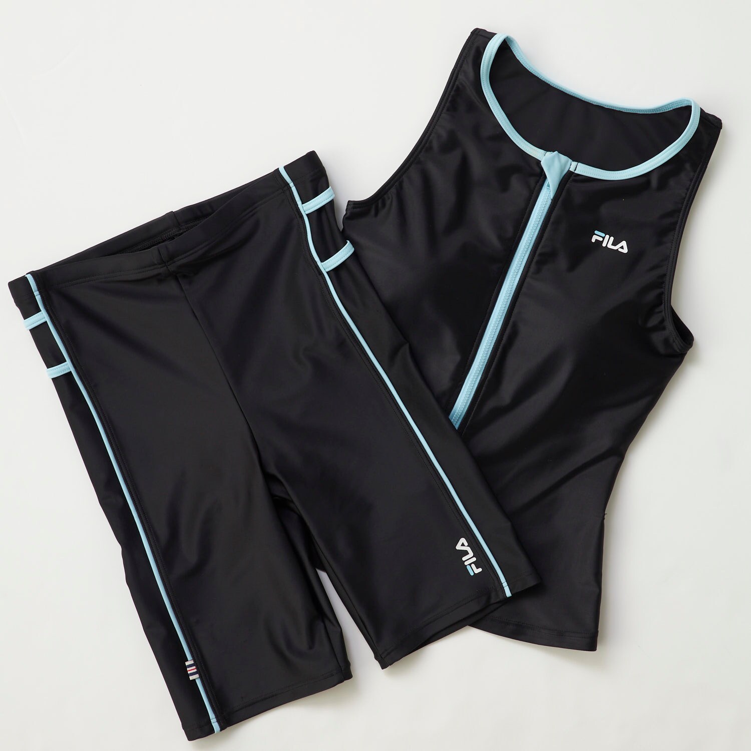 【SWIM】【FILA】ワンポイントZIPタンクトップセパレートスクール水着