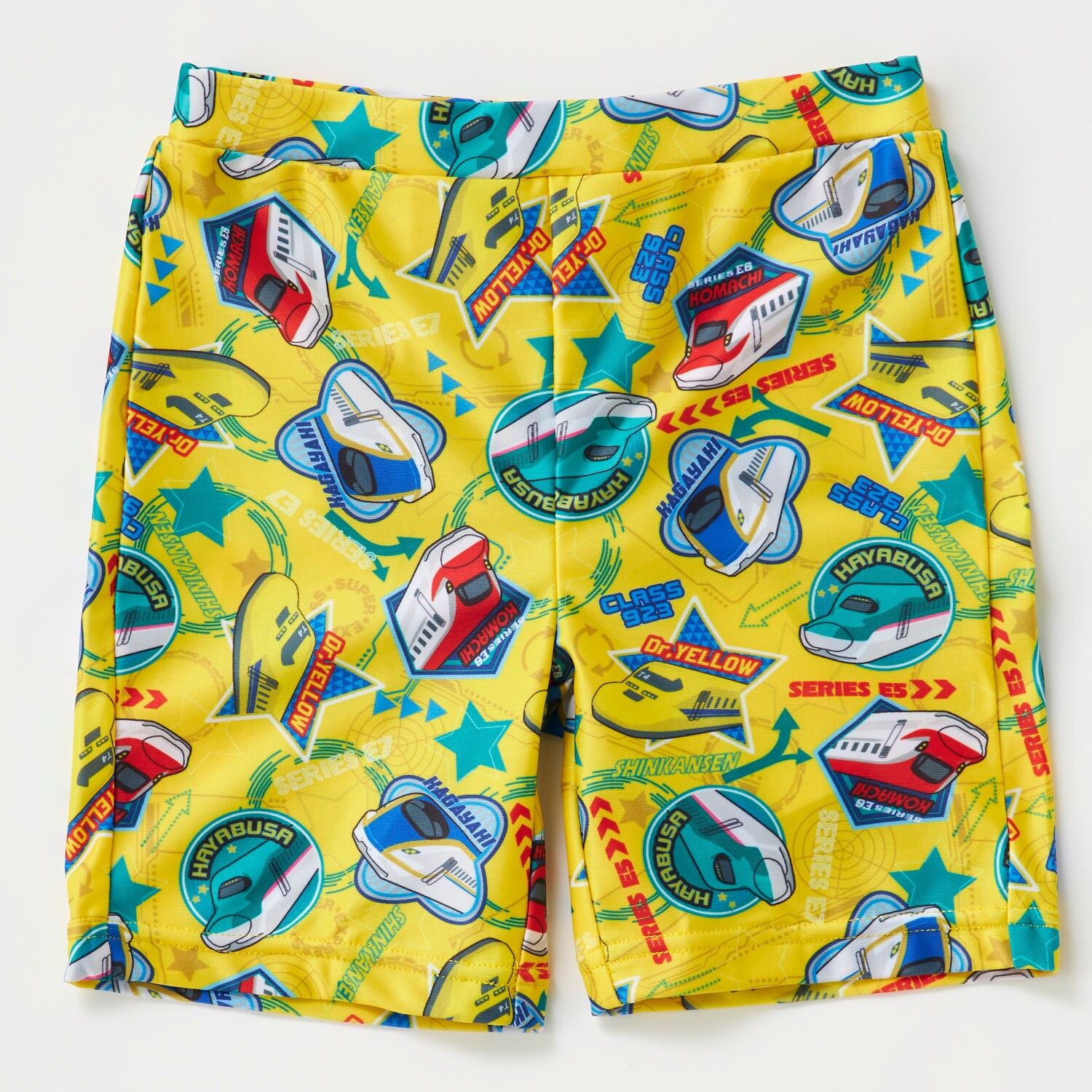 【シンカンセン】総柄スイムパンツ ストレッチ素材