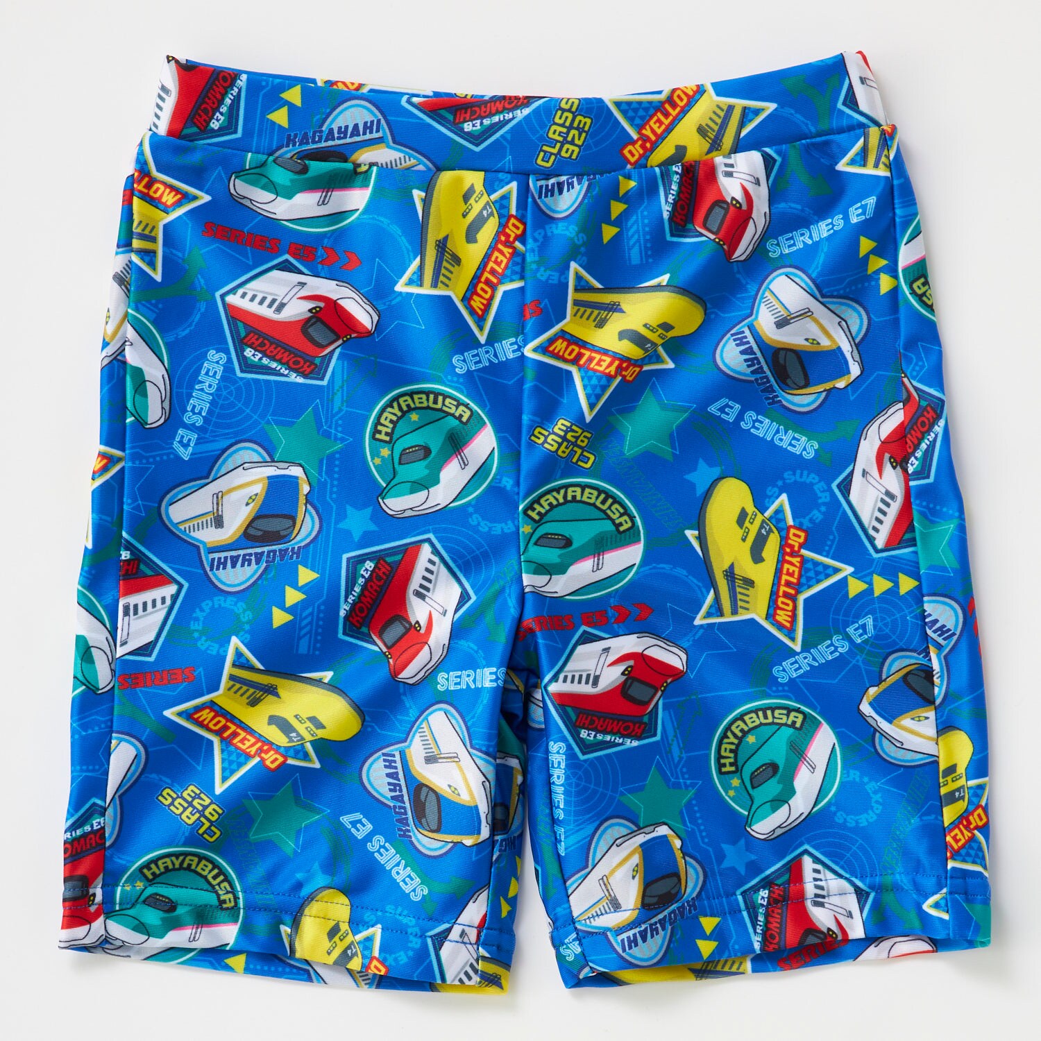 【シンカンセン】総柄スイムパンツ ストレッチ素材