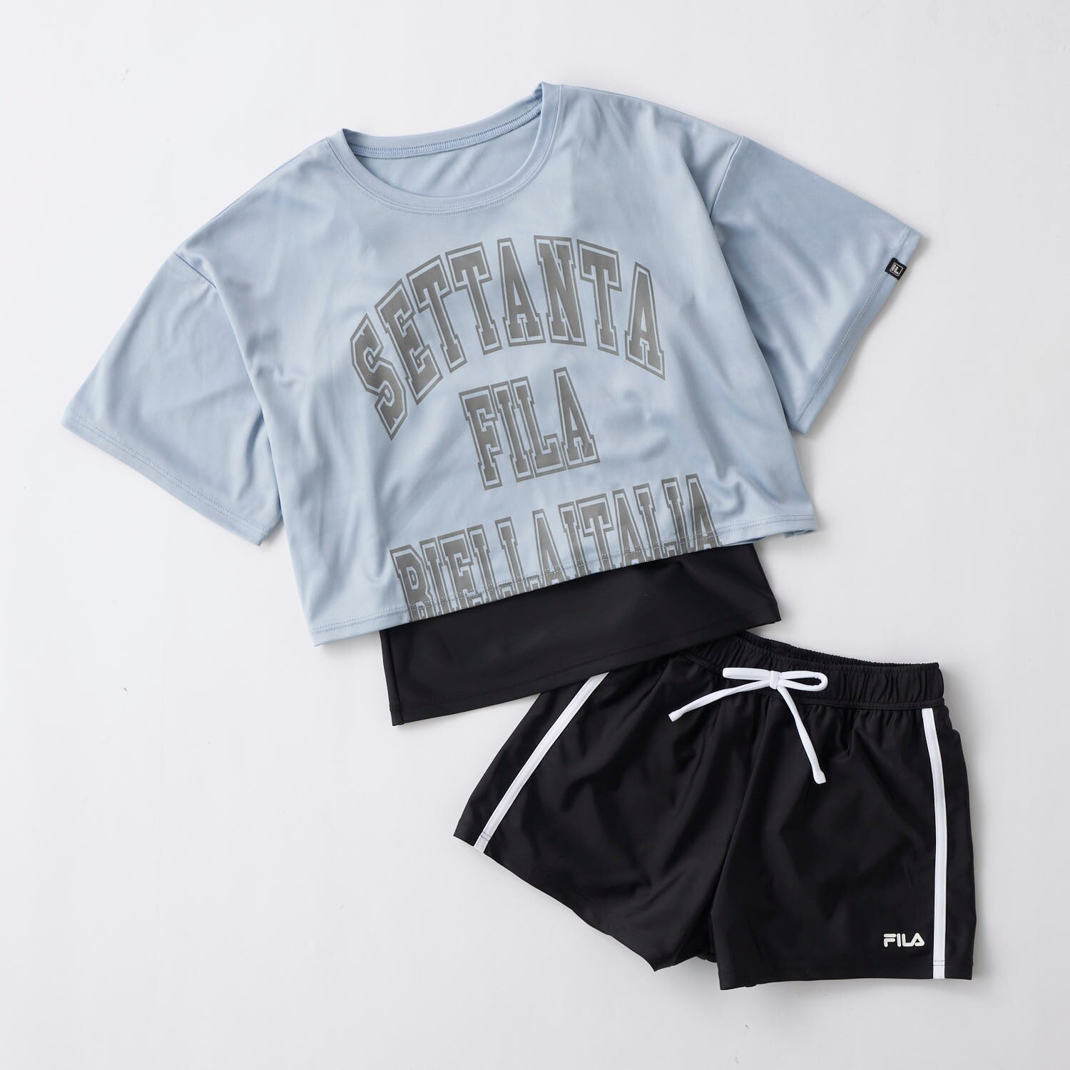 【FILA】短丈3点セット水着