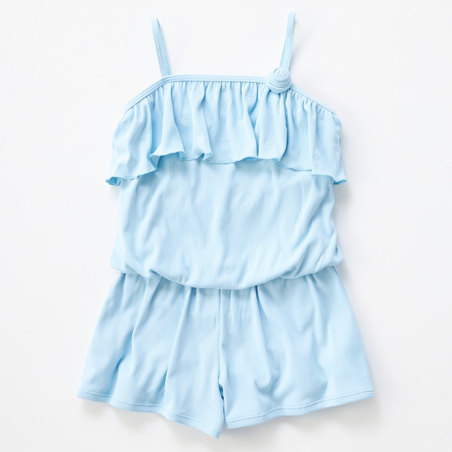 【REYES REYES】コサージュ付きオールインワン水着