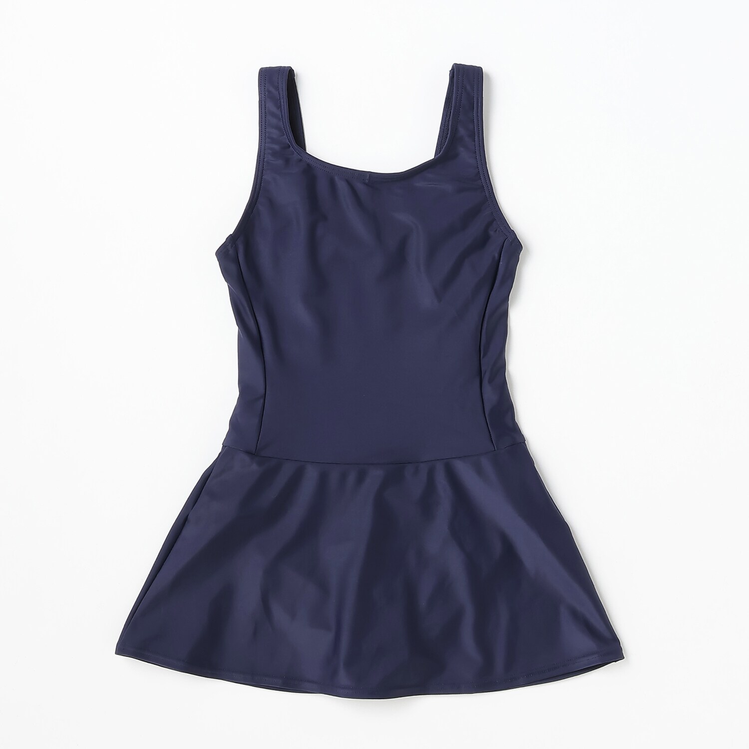 【NIKKI】女児スクール水着 スカート付き ストレッチ素材