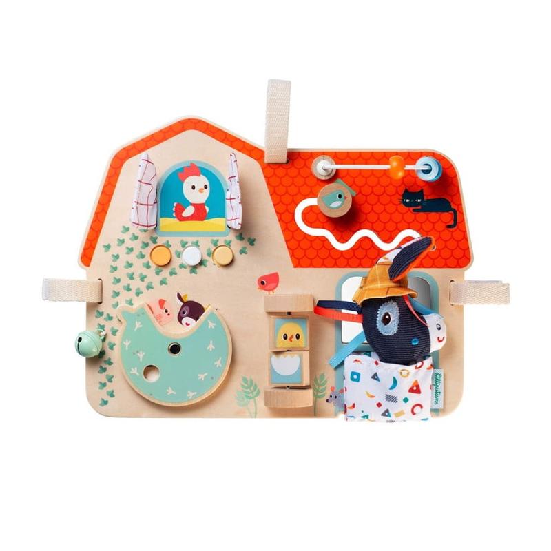 【Lilliputiens】アクティビティ木製パネル