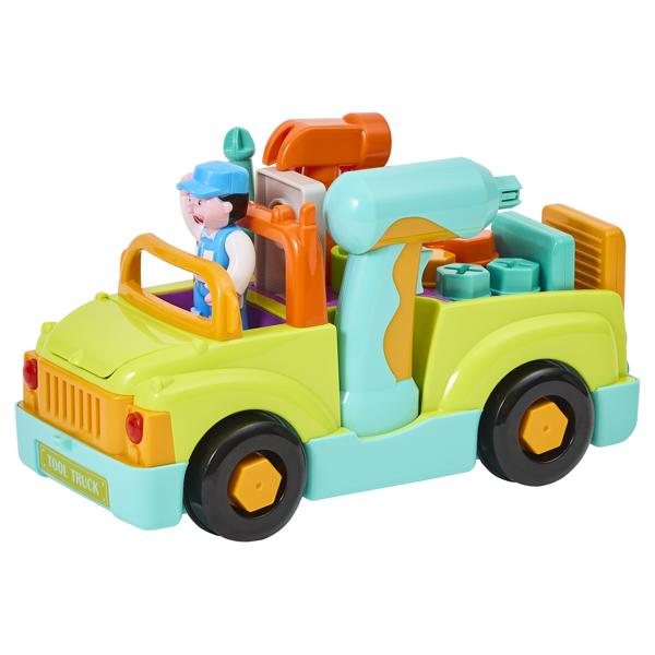 【Hola Toys】工具がいっぱい！組立できるDIYトラック