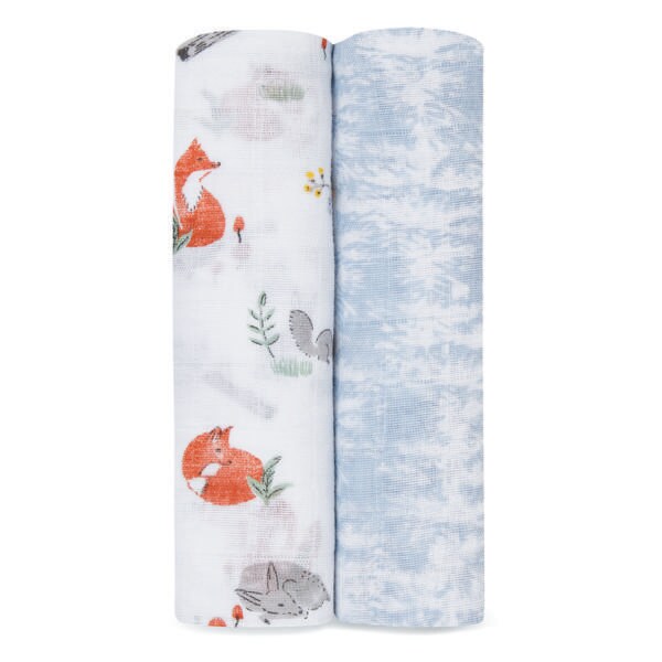 【aden + anais】スワドル/ナチュラリー/2枚