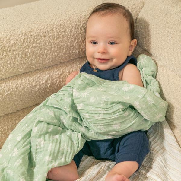 【aden + anais】スワドル/ジラフサファリ/4枚