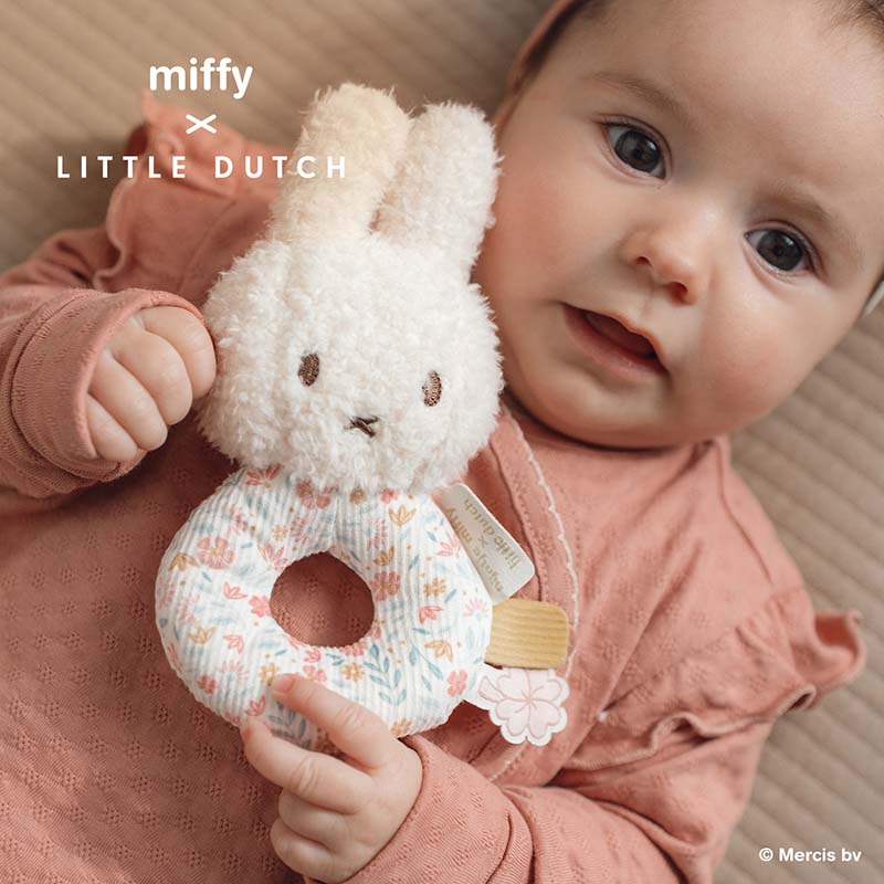 【miffy x Little Dutch】 ベビーラトル