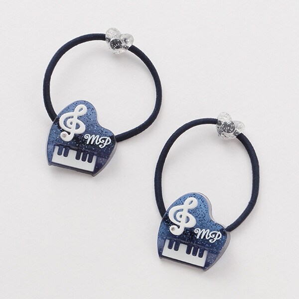 ピアノラメヘアポニー2個セット