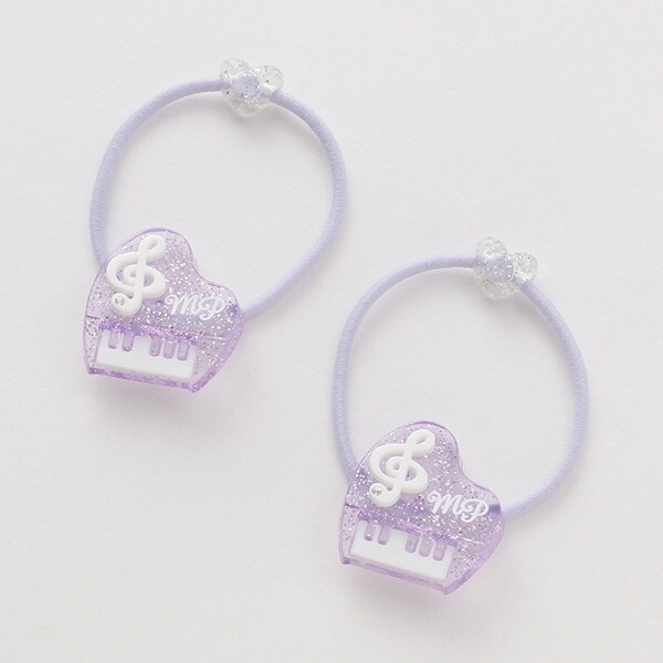 ピアノラメヘアポニー2個セット