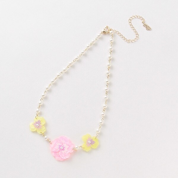 パンジーネックレス