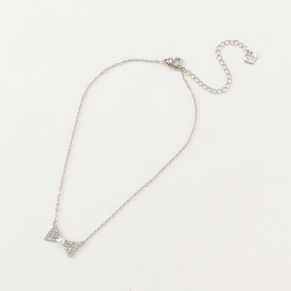 キラキラリボンネックレス