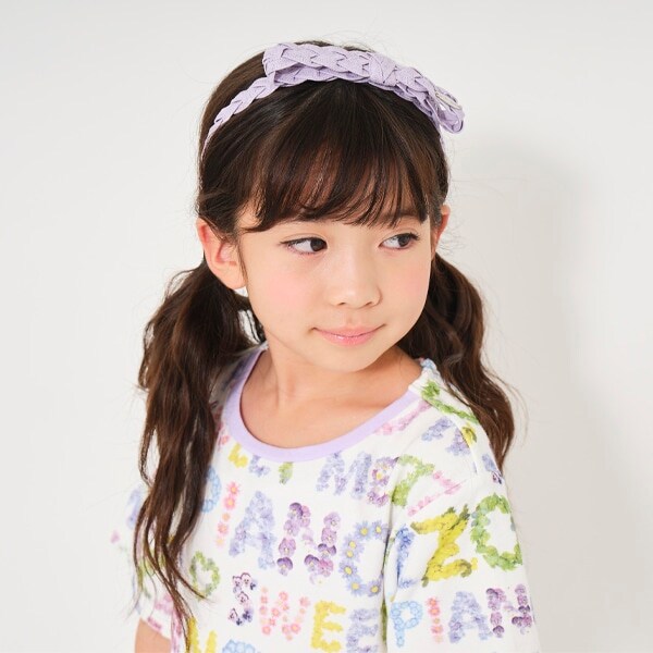 編みリボンカチューシャ