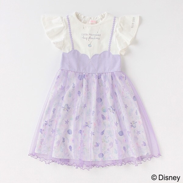 【Disneyアリエル】ドッキングワンピース