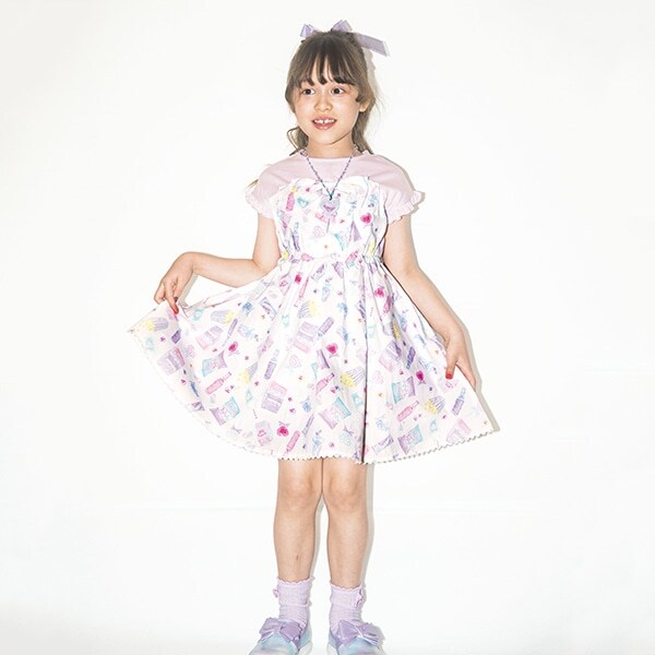 ドリーミースウィーツ柄ドッキングワンピース