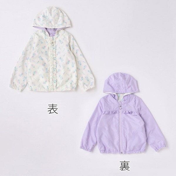チューリップ柄リバーシブルブルゾン