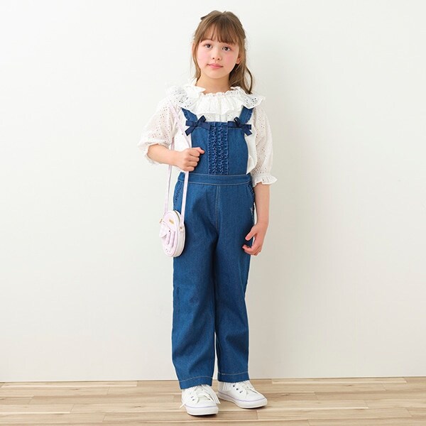 デニムサロペットパンツ