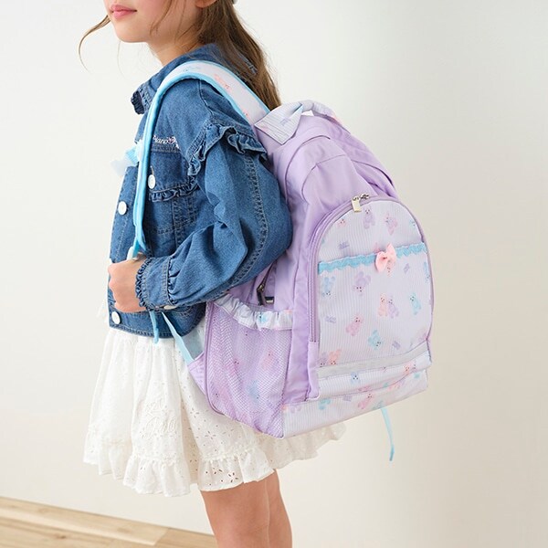 ストライプマルチクマ柄リュック(大)