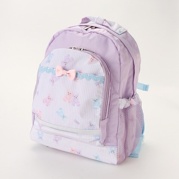 ストライプマルチクマ柄リュック(中)