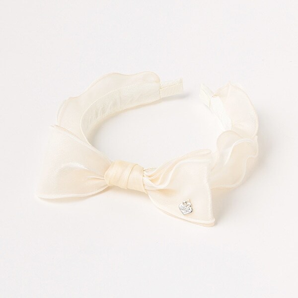 フリルリボン　カチューシャ【日本製】