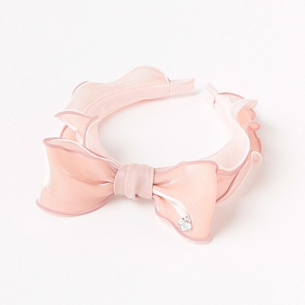 フリルリボン　カチューシャ【日本製】