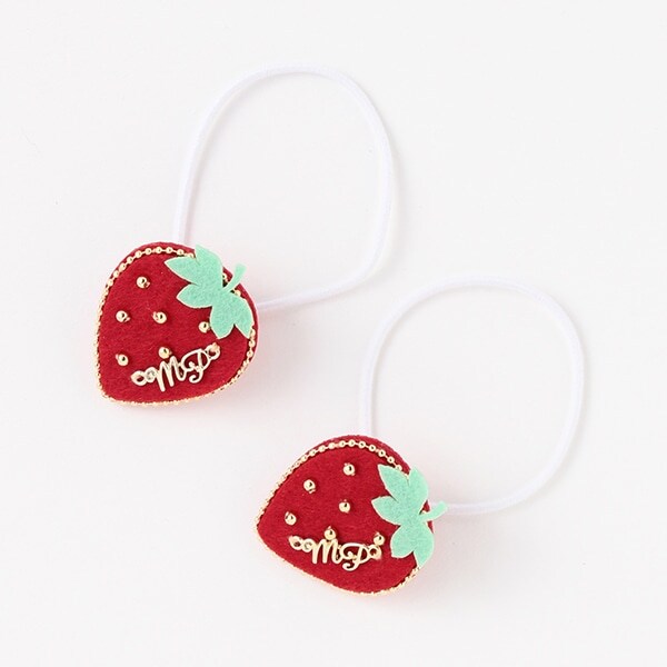 イチゴヘアポニー2個セット