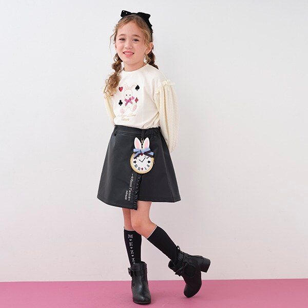 ラップショートパンツ　時計ポーチ付