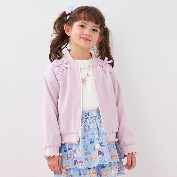 レースアップ　ブルゾン