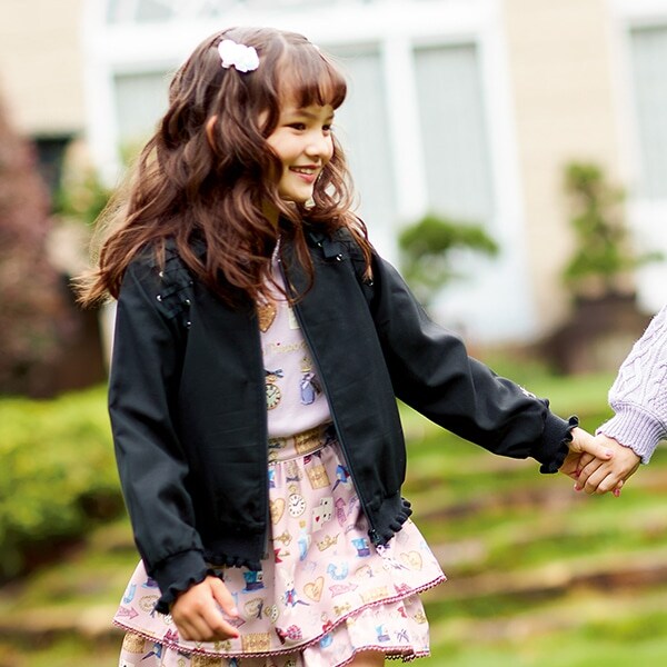 レースアップ　ブルゾン