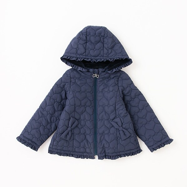 ハートキルト　ジップパーカブルゾン